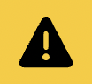 Warning icon for info banner